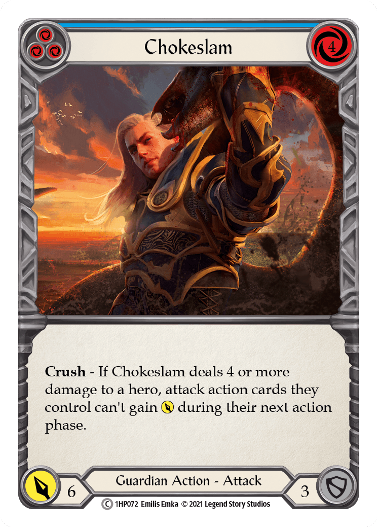 Chokeslam (Blue) [1HP072] (History Pack 1) - POKÉ JEUX
