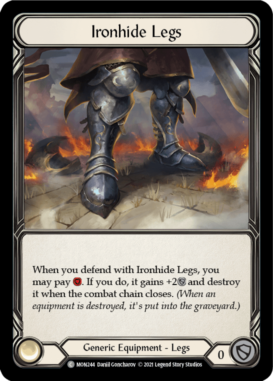 Ironhide Legs [MON244] (Monarch) 1st Edition Normal - POKÉ JEUX