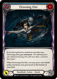 Drowning Dire (Blue) [EVR112] (Everfest) 1st Edition Normal - POKÉ JEUX