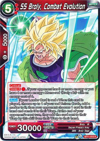 SS Broly, Combat Evolution (BT11-015) [Vermilion Bloodline] - POKÉ JEUX