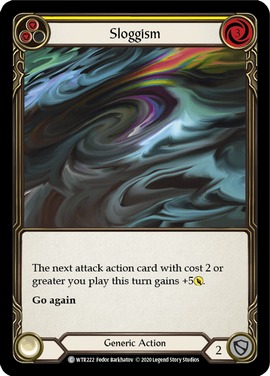Sloggism (Yellow) [U-WTR222] (Welcome to Rathe Unlimited) Unlimited Rainbow Foil - POKÉ JEUX