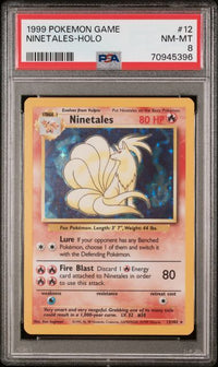 NINETALES-HOLO #12 PSA 8 Cert #70945396