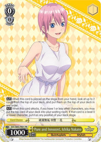 Pur et innocent, Ichika Nakano (5HY/W83-PE01 PR) [Les quintuplés quintessentiels] 