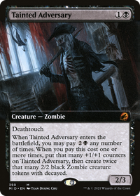 Tainted Adversary (Extended Art) [Innistrad: Midnight Hunt]