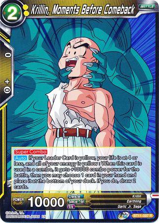 Krillin, Moments Before Comeback (BT11-097) [Vermilion Bloodline] - POKÉ JEUX