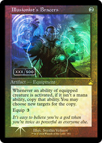 Illusionist's Bracers (Retro) (Serialized) [Ravnica Remastered]