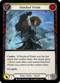 Hundred Winds (Yellow) [EVR042] (Everfest) 1st Edition Rainbow Foil - POKÉ JEUX