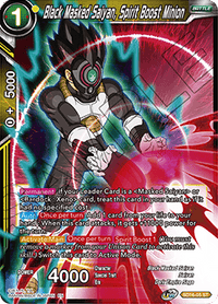 Black Masked Saiyan, Spirit Boost Minion (Starter Deck - Darkness Reborn) (SD16-05) [Cross Spirits] - POKÉ JEUX