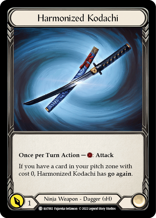 Harmonized Kodachi [KAT002] (Outsiders Katsu Blitz Deck) - POKÉ JEUX