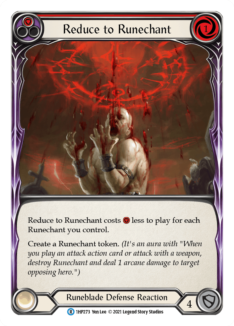 Reduce to Runechant (Red) [1HP273] (History Pack 1) - POKÉ JEUX