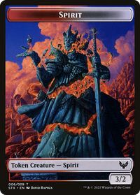 Spirit Token [Strixhaven: School of Mages Tokens]