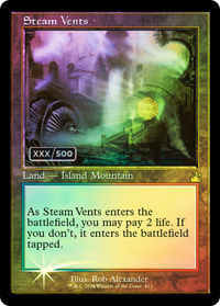 Steam Vents (Retro) (Serialized) [Ravnica Remastered]
