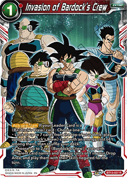 Invasion of Bardock's Crew (Rare) (BT13-027) [Supreme Rivalry] - POKÉ JEUX