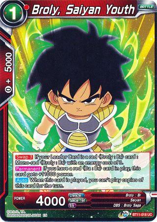 Broly, Saiyan Youth (BT11-018) [Vermilion Bloodline] - POKÉ JEUX