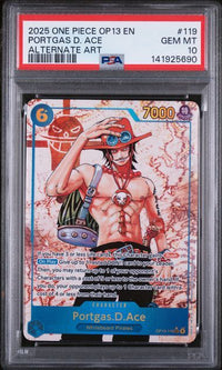 PORTGAS D. ACE #119 PSA 10 Cert #141925690