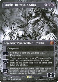 Vraska, Betrayal's Sting (Borderless Manga) [Phyrexia: All Will Be One]