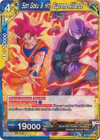 Son Goku & Hit, Supreme Alliance (BT10-145) [Rise of the Unison Warrior] - POKÉ JEUX