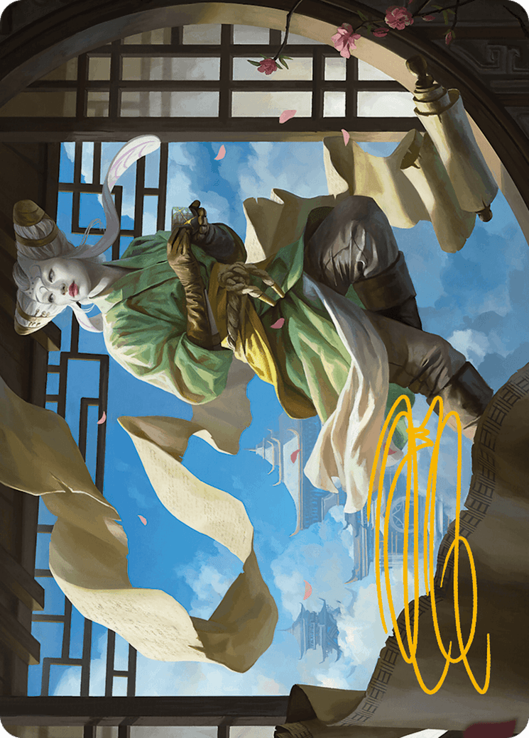 Tamiyo, Inquisitive Student Art Card (Gold-Stamped Signature) [Modern Horizons 3 Art Series] - POKÉ JEUX