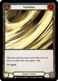 Nimblism (Blue) [U-WTR220] (Welcome to Rathe Unlimited) Unlimited Rainbow Foil - POKÉ JEUX