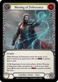 Blessing of Deliverance (Yellow) [WTR055-R] (Welcome to Rathe) Alpha Print Rainbow Foil - POKÉ JEUX