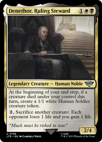 Denethor, intendant dirigeant [Le Seigneur des Anneaux : Contes de la Terre du Milieu] 