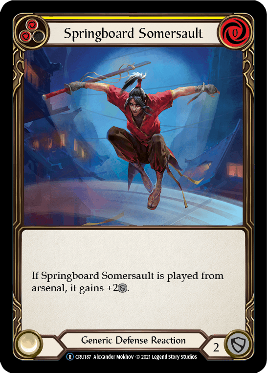 Springboard Somersault [U-CRU187] (Crucible of War Unlimited) Unlimited Normal - POKÉ JEUX