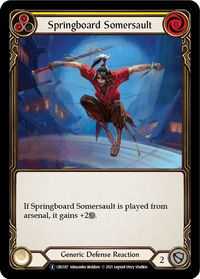 Springboard Somersault [U-CRU187] (Crucible of War Unlimited) Unlimited Normal - POKÉ JEUX