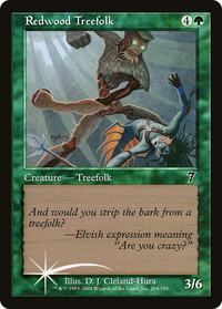 Redwood Treefolk [Seventh Edition]