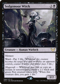 Sedgemoor Witch (Promo Pack) [Strixhaven: School of Mages Promos]