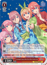 L'été des quintuplés, Ichika &amp; Nino &amp; Miku &amp; Yotsuba &amp; Itsuki (5HY/W83-PE06 PR) (Promo) [Les quintuplés quintessentiels] 