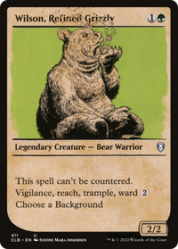 Wilson, Refined Grizzly (Showcase) [Commander Legends: Battle for Baldur's Gate]