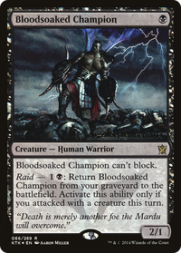 Bloodsoaked Champion [Khans of Tarkir Prerelease Promos]
