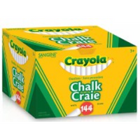 CRAYOLA - 144 WHITE DUSTLESS CHALK (Special Order)
