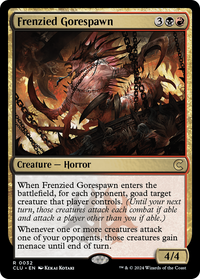 Frenzied Gorespawn [Ravnica: Clue Edition]