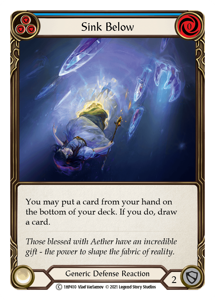 Sink Below (Blue) [1HP410] (History Pack 1) - POKÉ JEUX