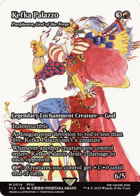 Kefka Palazzo - Purphoros, God of the Forge (Showcase) (FCA-014) - FINAL FANTASY: Through the Ages Foil