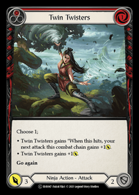 Twin Twisters (Red) [EVR047] (Everfest) 1st Edition Rainbow Foil - POKÉ JEUX