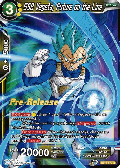 SSB Vegeta, Future on the Line (BT16-077) [Realm of the Gods Prerelease Promos] - POKÉ JEUX