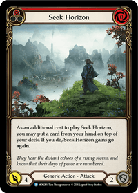 Seek Horizon (Red) [MON251] (Monarch) 1st Edition Normal - POKÉ JEUX