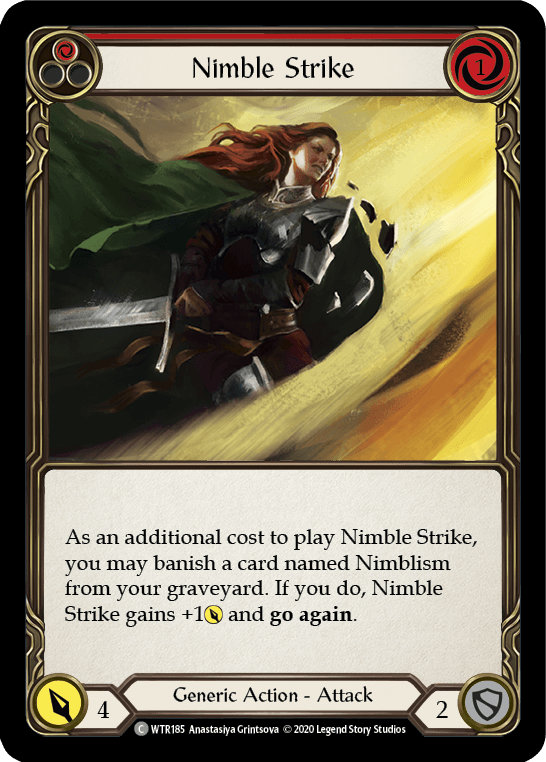 Nimble Strike (Red) [U-WTR185] (Welcome to Rathe Unlimited) Unlimited Normal - POKÉ JEUX