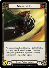 Nimble Strike (Red) [U-WTR185] (Welcome to Rathe Unlimited) Unlimited Normal - POKÉ JEUX