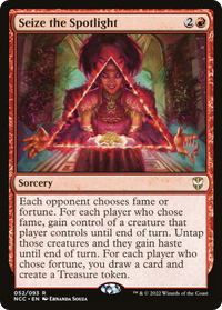 Seize the Spotlight (Promo Pack) [Streets of New Capenna Commander Promos]