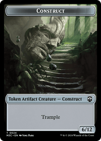 Construct // Myr Double-Sided Token [Modern Horizons 3 Commander Tokens] - POKÉ JEUX