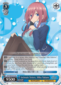 Sœurs intimes, Miku Nakano (5HY/W83-E115 R) [Les quintuplés quintessentiels] 