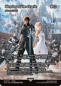 Blessing of the Oracle - Akroma's Will (Showcase) (FCA-021) - FINAL FANTASY: Through the Ages Foil