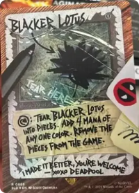 Blacker Lotus (Rainbow Foil) (SLD-869) - Secret Lair Drop Series Foil