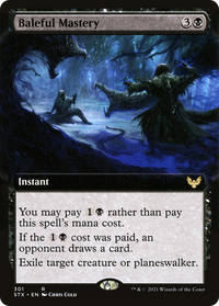 Baleful Mastery (Extended Art) [Strixhaven: School of Mages]