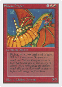 Shivan Dragon [Unlimited Edition]
