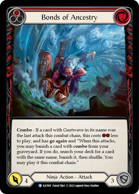 Bonds of Ancestry (Red) [KAT007] (Outsiders Katsu Blitz Deck) - POKÉ JEUX