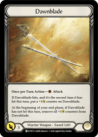 Dawnblade // Quicken [U-WTR115 // U-WTR225] (Welcome to Rathe Unlimited) Unlimited Normal - POKÉ JEUX